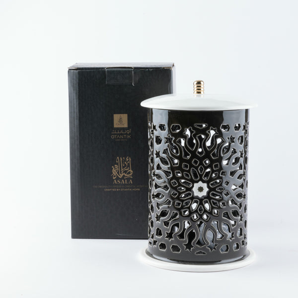 Medium Electronic Candle From Asalah - Black