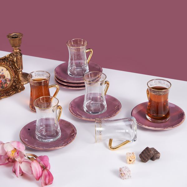 Tea Glass Sets From Joud - Purple