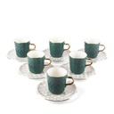 Porcelain Tea Sets For One Person From Rattan - Green