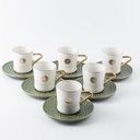 Porcelain Tea Set From Rossete - Green