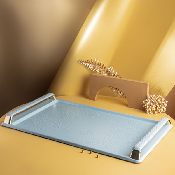 Serving Tray From Crown - Blue