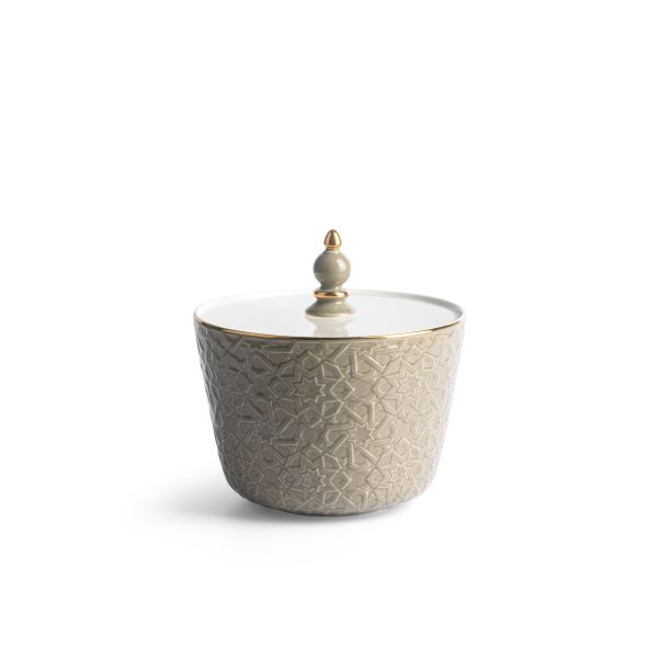  Medium Porcelain Vase From Crown - Grey