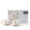 Tea Porcelain Set 12 Pcs From Amal -Pink