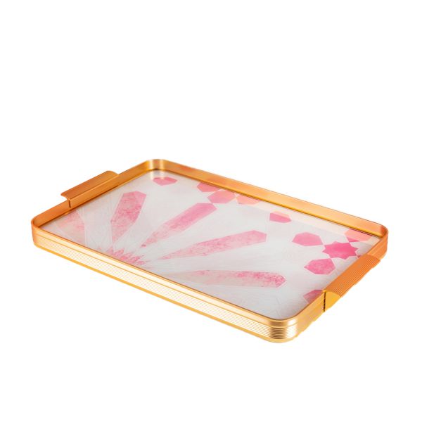 Aluminium Tray From Amal - Pink