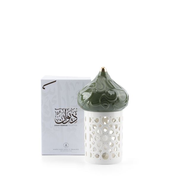 Medium Electronic Candle From Diwan -  Green