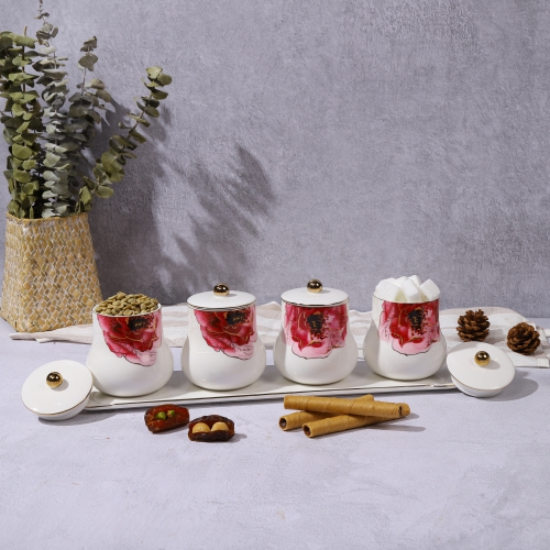 White - Spices Sets From Camillia Collection