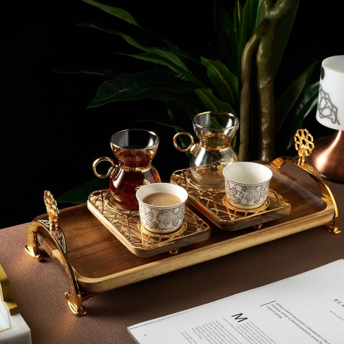 Gold - Tea Glass Sets From Nature Core