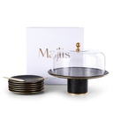 Cake  Serving Set 9Pcs From Majlis - Black