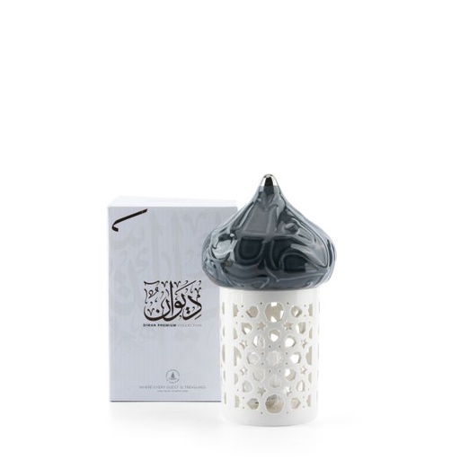 [ET2355] Medium Electronic Candle From Diwan -  Blue
