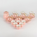 Pink - Tea Glass And Coffee Sets From Waves