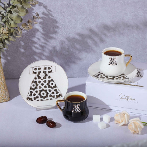 [ET1269] White - Porcelain Tea Sets From Kaftan Collection