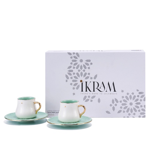 [ET1433] Teal - Turkish Coffee Sets From Ikram