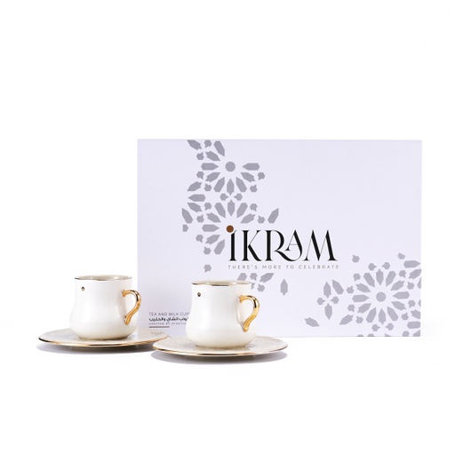 [ET1436] Beige - Porcelain Tea Sets From Ikram