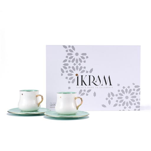 [ET1440] Teal - Porcelain Tea Sets From Ikram