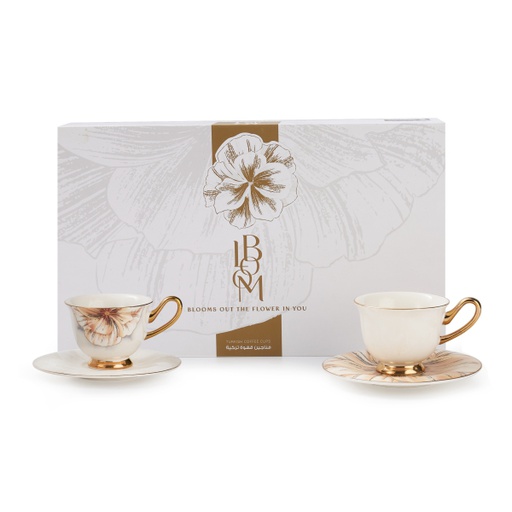 [ET1553] Turkish Coffee Set 12 Pcs From Blooms - Coffee