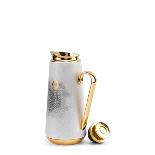 [JG1131] Vacuum Flask For Tea And Coffee 1.0 Liter From Mosaique - Grey