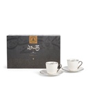 Tea Porcelain Set 12 Pcs From Joud -White